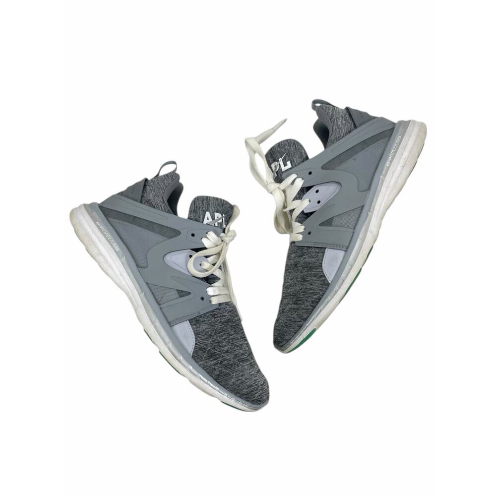 APL Ascend TechLoom Quilted Sneakers Lace Up Gray Size 10.5 - Picture 6 of 12